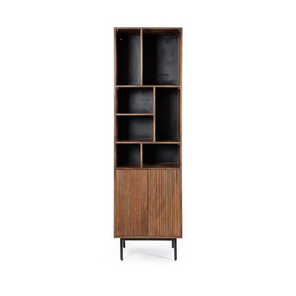 Dulap în culoare naturală din lemn de mango 55x190x40 cm Tadita – Bizzotto-image-1