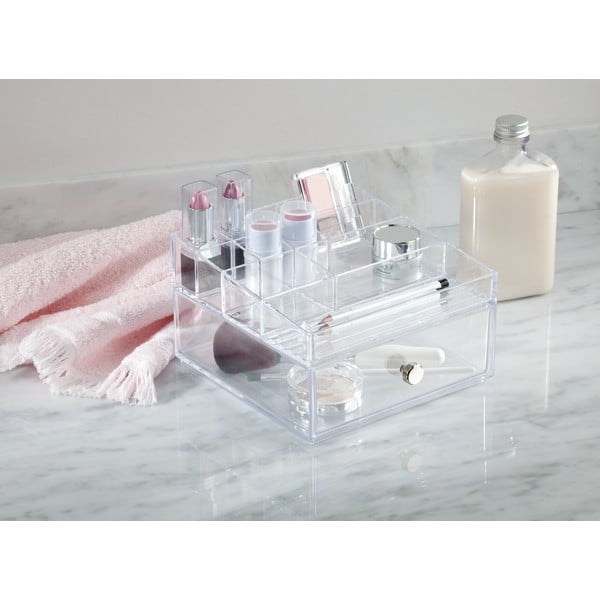 Organizator de cosmetice iDesign Cosmetic, 16,5 x 16,5 cm-image-1