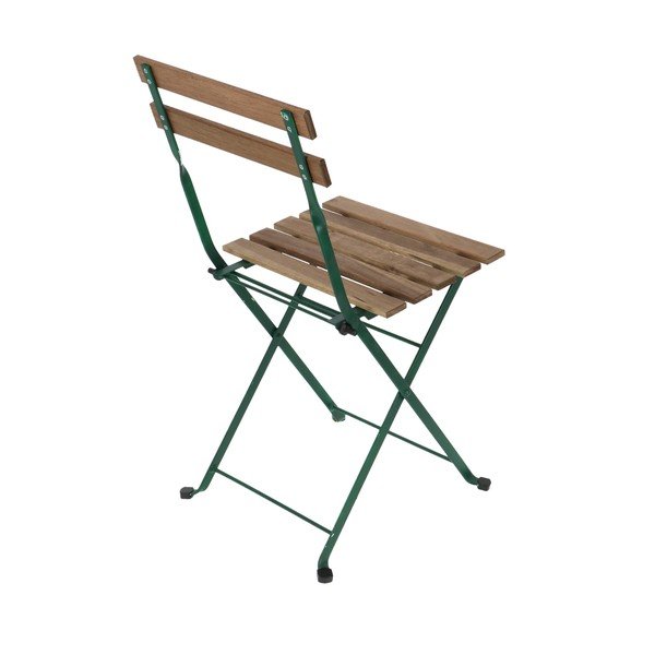 Scaun de grădină verde/în culoare naturală din metal – Esschert Design-image-3
