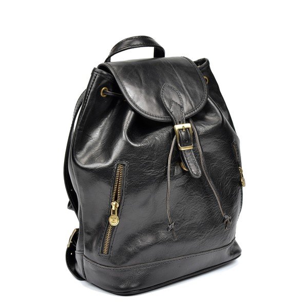 Rucsac din piele Sofia Cardoni Cindy, negru-image-2