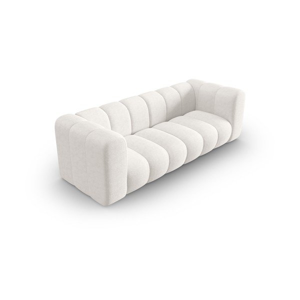 Canapea albă 228 cm Lupine – Micadoni Home-image-3