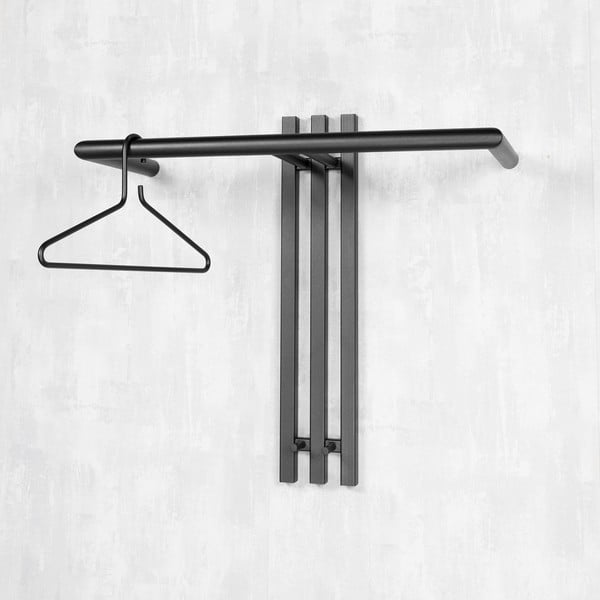 Cuier de perete negru din metal 65 cm Senza – Spinder Design-image-3