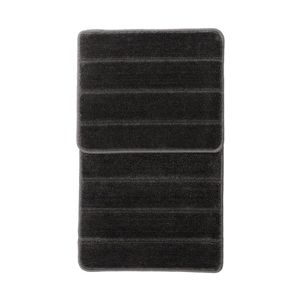 Covorașe de baie gri-antracit 2 buc. 50x80 cm Yeni Cizgli – Foutastic-image-2