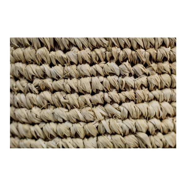 Puf din rafie HSM collection Raffia, 34 x 40 cm-image-2