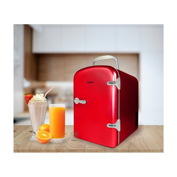 Mini Frigider portabil JOCCA Mini, roșu-image-1