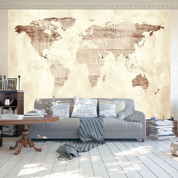 Tapet în format mare Artgeist Precious Map, 200 x 140 cm-image-1