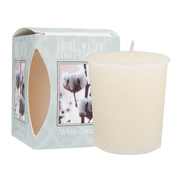 Lumânare parfumată timp de ardere 15 h White Cotton – Bridgewater Candle Company