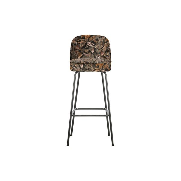 Scaun de bar BePureHome Vogue Bouquet, înălțime 79 cm, model floral