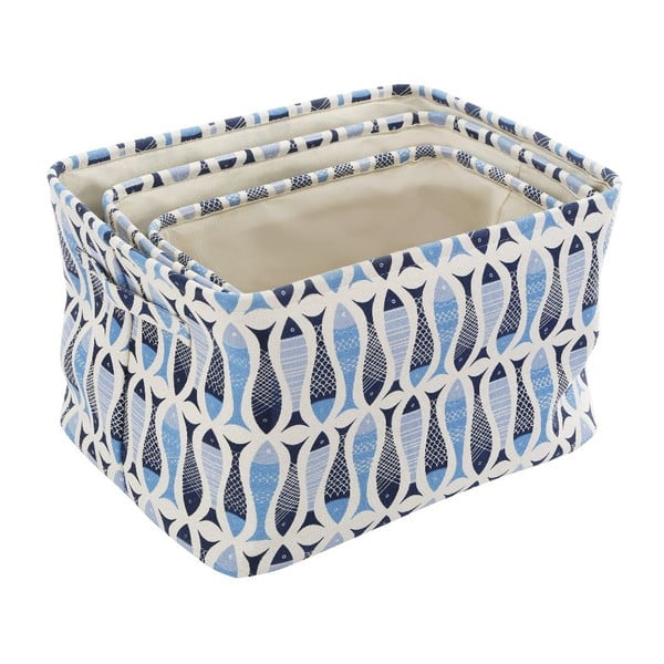 Set 3 coșuri depozitare Premier Housewares Pisces-image-1