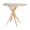 Masă de dining rotundă extensibilă 45x90 cm Jubi – Ragaba