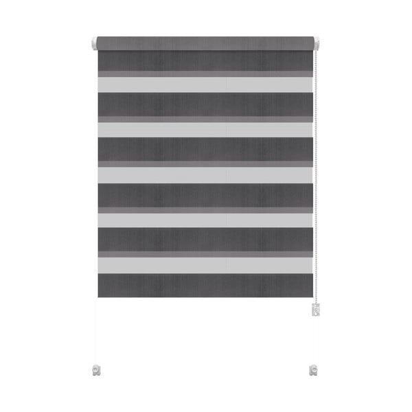 Jaluzea gri închis zi/noapte 42,5x150 cm Zebra – Gardinia