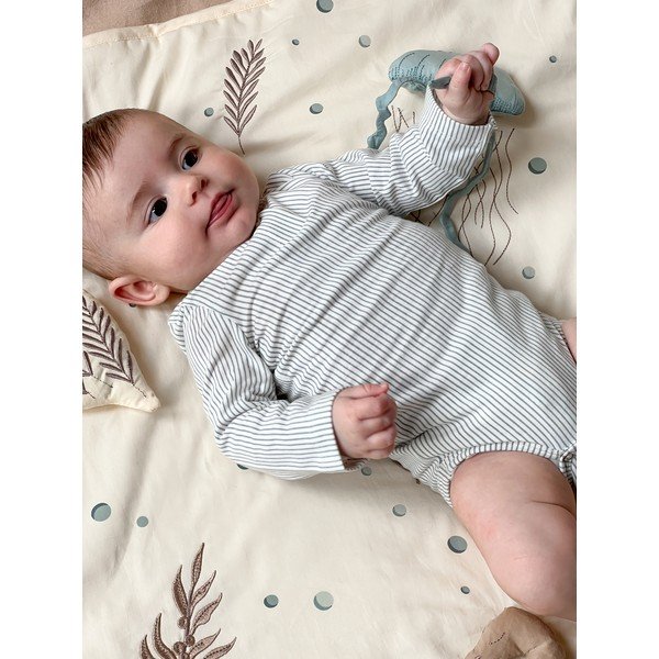 Saltea de joacă pentru copii, galben-deschis 80x80 cm Sea Garden – Cam Cam Copenhagen-image-2