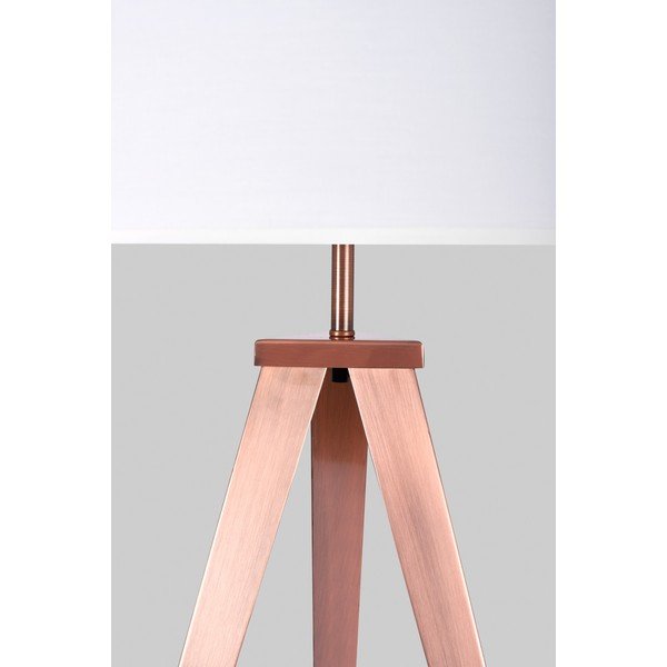 Lampadar metalic și cu abajur alb Bonami Essentials Kiki-image-3