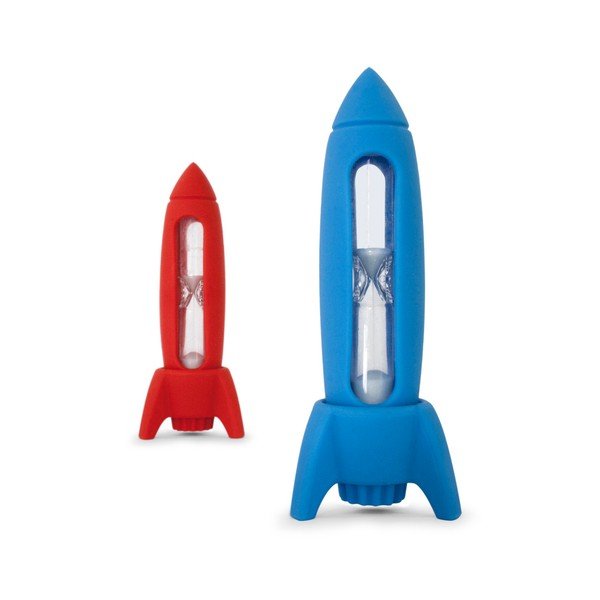 Indicator timp pentru spălarea pe dinți la copii J-Me Rocket, albastru-image-1