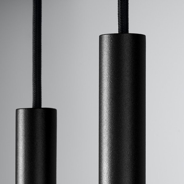 Lustră neagră din metal ø 15 cm Fideus – Sollux-image-3