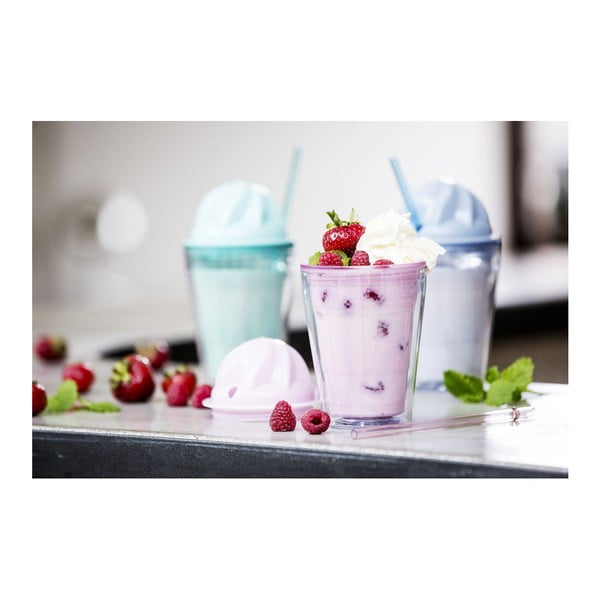 Cană pentru cocktail cu lapte Sagaform, 350 ml, verde-image-4