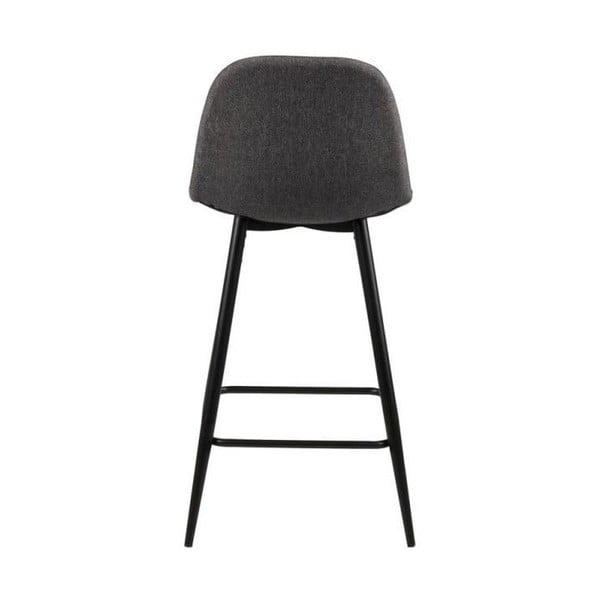 Scaune de bar gri 2 buc. tapițate (înălțime șezut 65 cm) Wilma – Actona-image-4