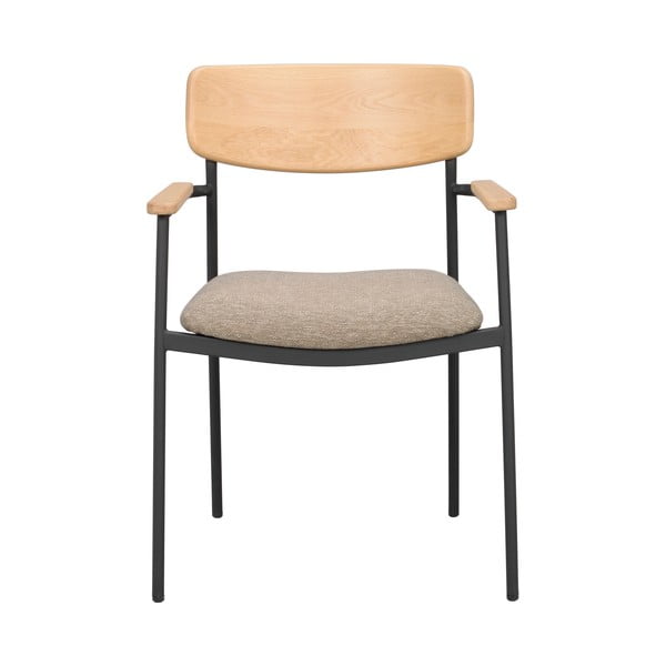 Scaune de dining bej/natural  2 buc. Maymont – Rowico-image-2