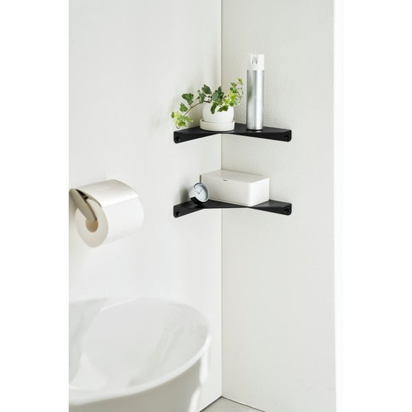 Raft negru de colț din metal 22 cm Tower – YAMAZAKI-image-2