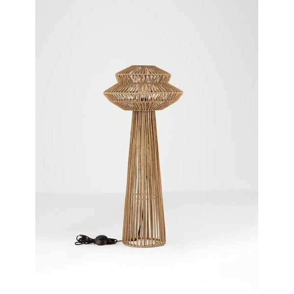 Lampadar în culoare naturală cu tapițerie din frânghie (înălțime 90,5 cm) Nua – Nova Luce-image-3