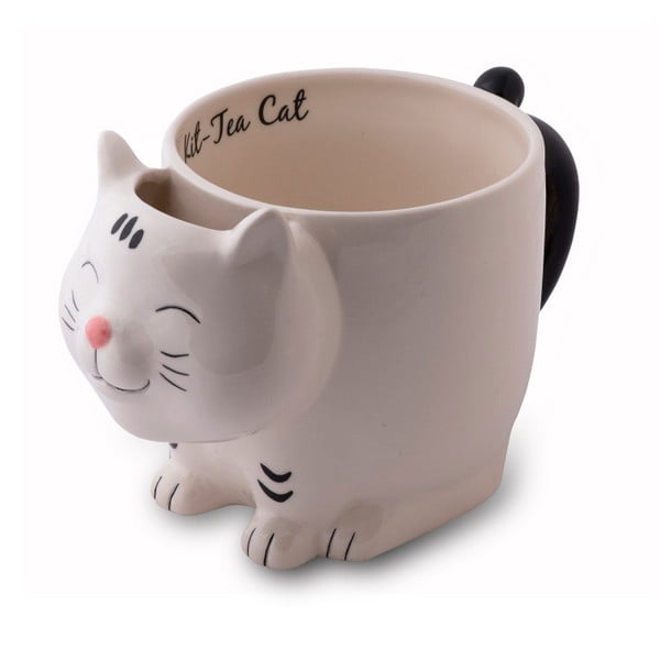 Cană din ceramică în formă de pisică Tri-Coastal Design, 300 ml