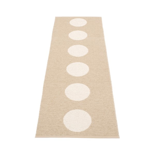 Covor tip traversă pentru interior și exterior bej 70x225 cm Vera Beige – Pappelina