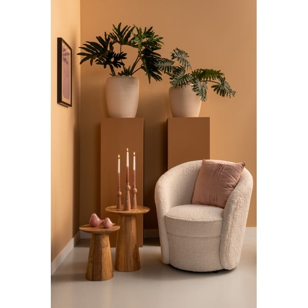 Măsuță auxiliară rotundă din lemn masiv de mango ø 30 cm  Force  – Leitmotiv-image-3