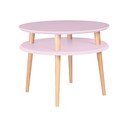 Măsuță de cafea Ragaba UFO Ø 57 cm, roz