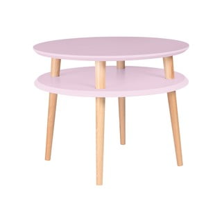 Măsuță de cafea Ragaba UFO Ø 57 cm, roz