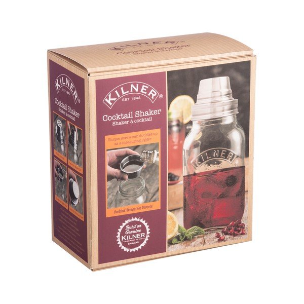 Shaker din sticlă pentru cocktail-uri Kilner, 1 L-image-1