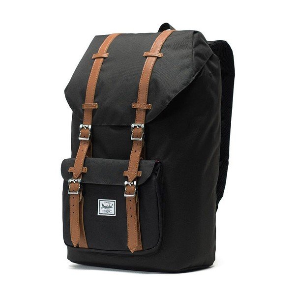 Rucsac Herschel Little America, negru-maro, 25 l-image-1