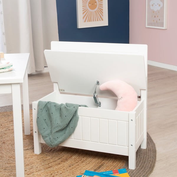 Bancă de copii albă – Roba-image-1