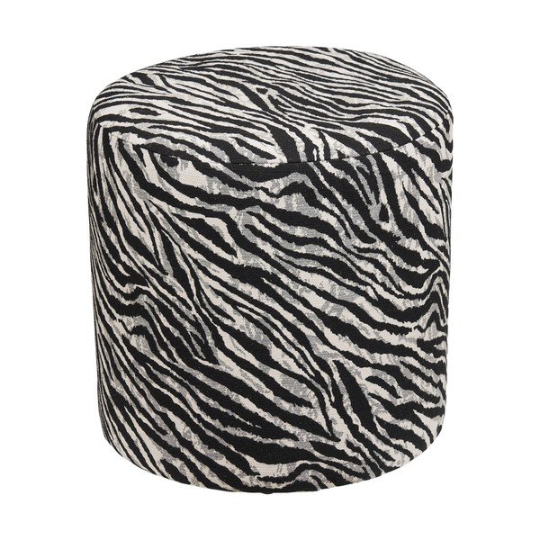 Puf alb-negru Kimberley – House Nordic
