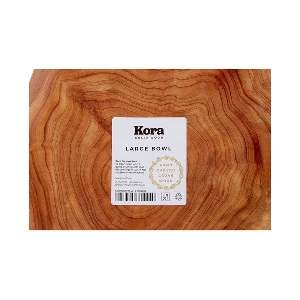 Bol pentru servit din lemn de cedru Premier Houseware Kora, ⌀ 35 cm-image-1