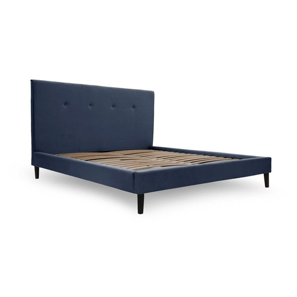 Pat Vivonia Kent 160 x 200 cm, albastru închis, picioare culoare negru-image-2