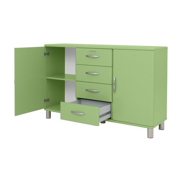 Comodă joasă verde 146x92 cm Malibu - Tenzo-image-3