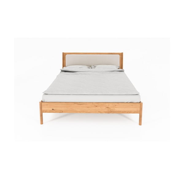 Pat din lemn de stejar 90x200 cm Pola – The Beds-image-3