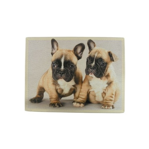 Suport pentru farfurie  Mars&More French Bulldog Puppies, 40 x 30  cm
