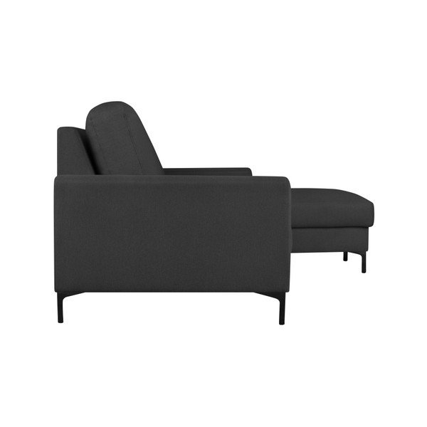 Canapea pe colț Cosmopolitan design Atlanta, pe partea stângă, gri închis-image-4
