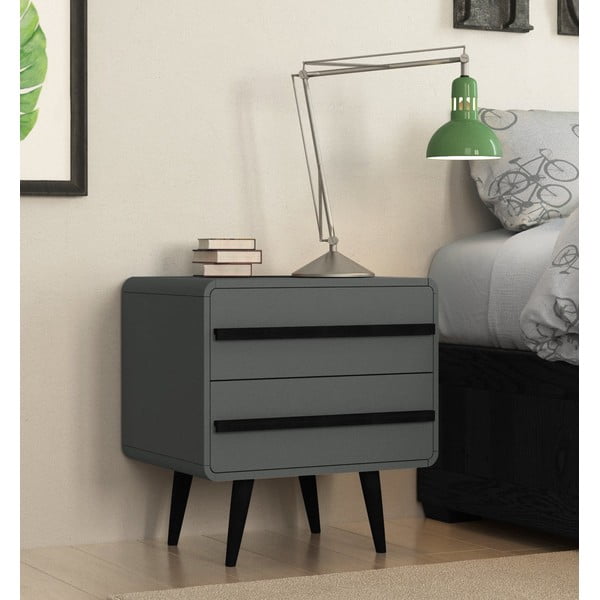 Noptieră gri Chantal – Støraa-image-1