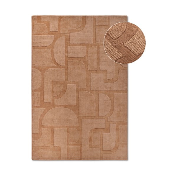 Covor maro țesut manual din lână 80x150 cm Alexis – Villeroy&Boch