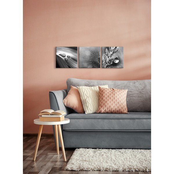 Set 3 tablouri din sticlă Styler Drops-image-2