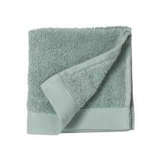 Prosop din bumbac froté Södahl Leaf, 30 x 30 cm, verde