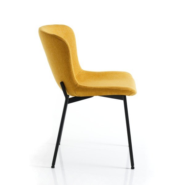 Scaune de dining galben-ocru 2 buc. Snug – Tomasucci-image-2