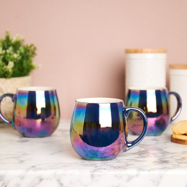 Cană din gresie Sabichi Iridescent, curcubeu-image-1