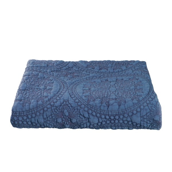 Cuvertură Clayre & Eef Rustico, 150 x 150 cm, albastru-image-4