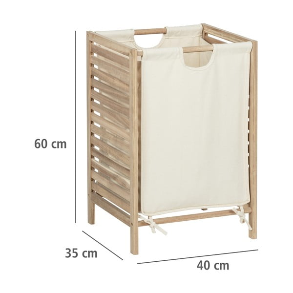 Coș de rufe din lemn 48 l Acina – Wenko-image-2