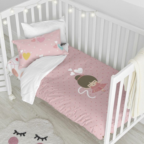 Lenjerie de pat pentru copii din bumbac pentru pătuț 115x145 cm Dancing – Mr. Fox-image-2