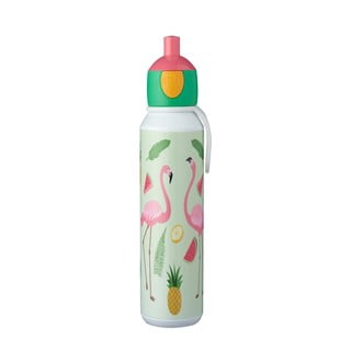 Sticlă pentru apă cu motiv flamingo Rosti Mepal Pop-Up