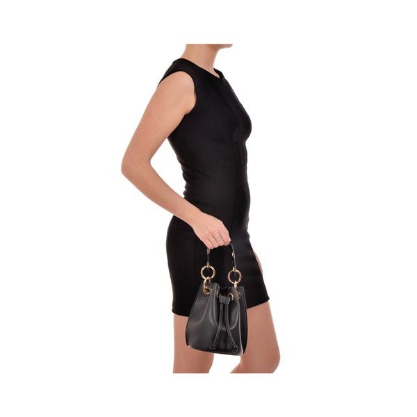 Geantă din piele Roberta M Callisto Nero, negru-image-4